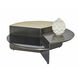 Alessia 41.75 X 17.75 inch Gunmetal Coffee Table